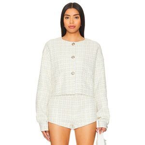 LIONESS Coco Jacket in Speckled Porcelain Size XS NWT